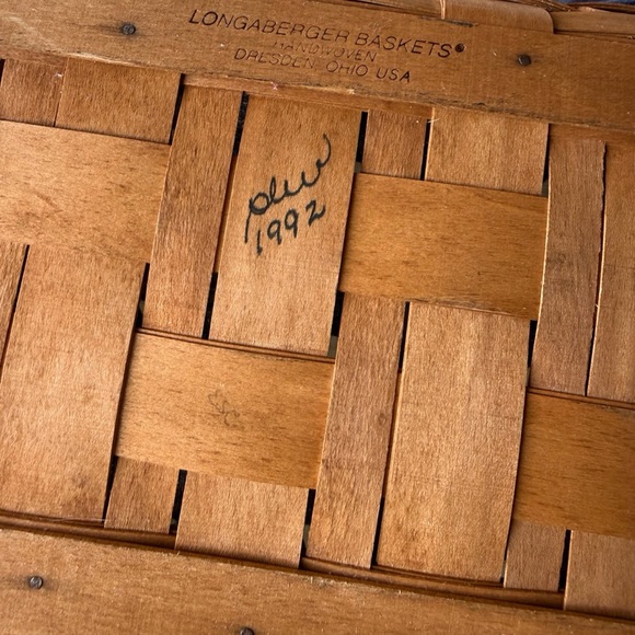 Vintage Patriotic Longaberger Basket - Picture 4 of 6